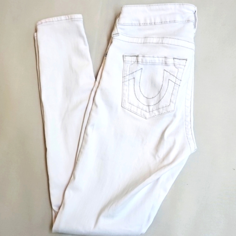 True Religion Jennie Mid-Rise Skinny Jeans Legging Stretch Size 29